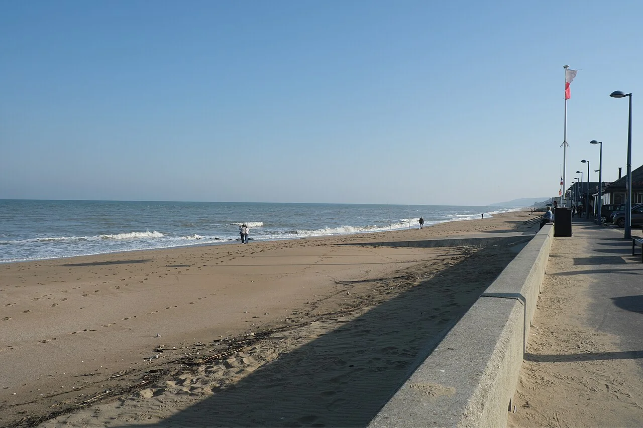 Vue de Villers-sur-Mer, à proximité de Pont-l'Évêque